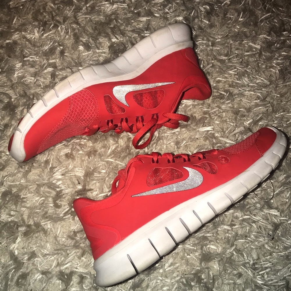 Nike Free 5.0 Red Training Shoes